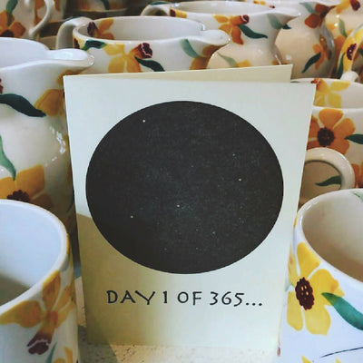 "Day 1 of 365" Card